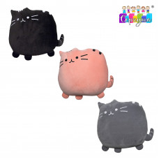 Кот-подушка 35х35см. мягкая игрушка, микс